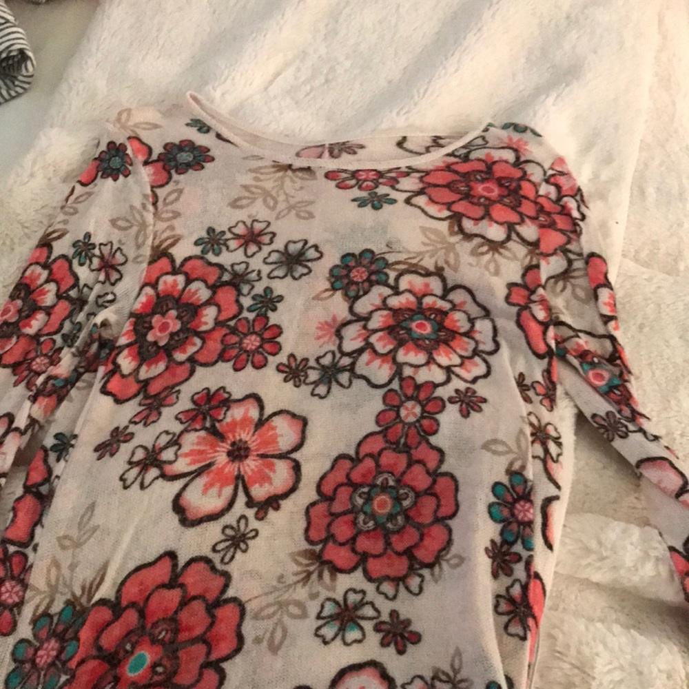 floral printes sweater!